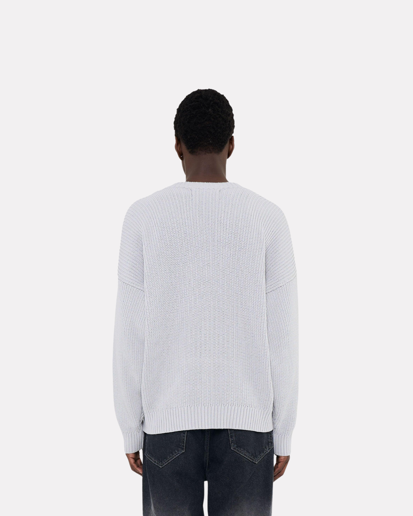VICINITY - V-LOGO KNITWEAR LIGHT GREY