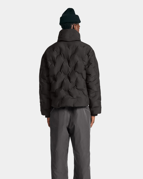 DAILY PAPER - AYAN MONOGRAM PUFFER JACKET JET BLACK