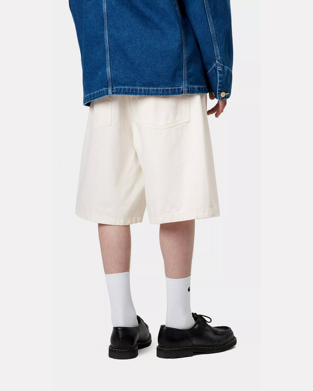 CARHARTT WIP - LANDON SHORT WHITE RINSED
