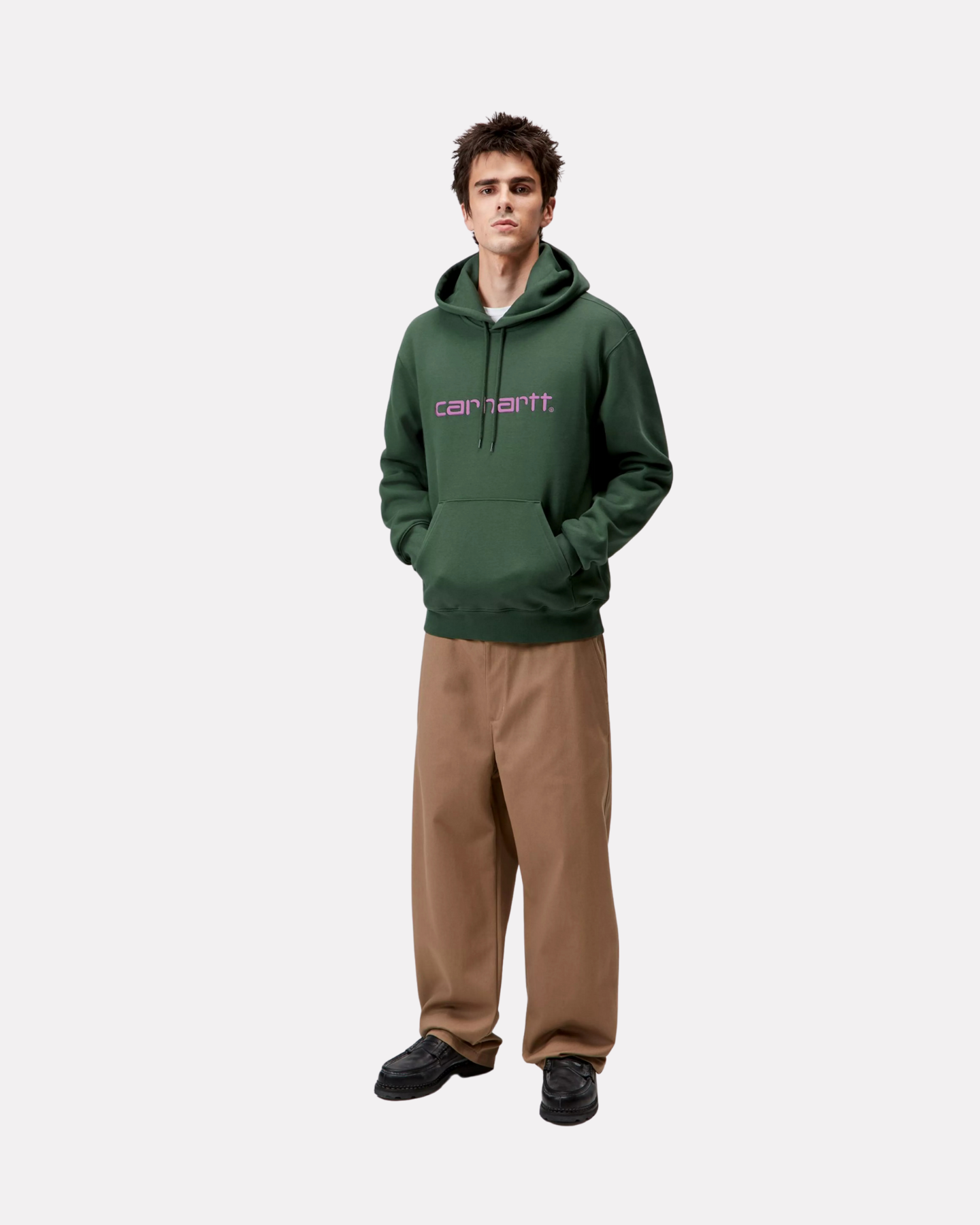 CARHARTT WIP - HOODED SWEATSHIRT SYCAMORE TREE