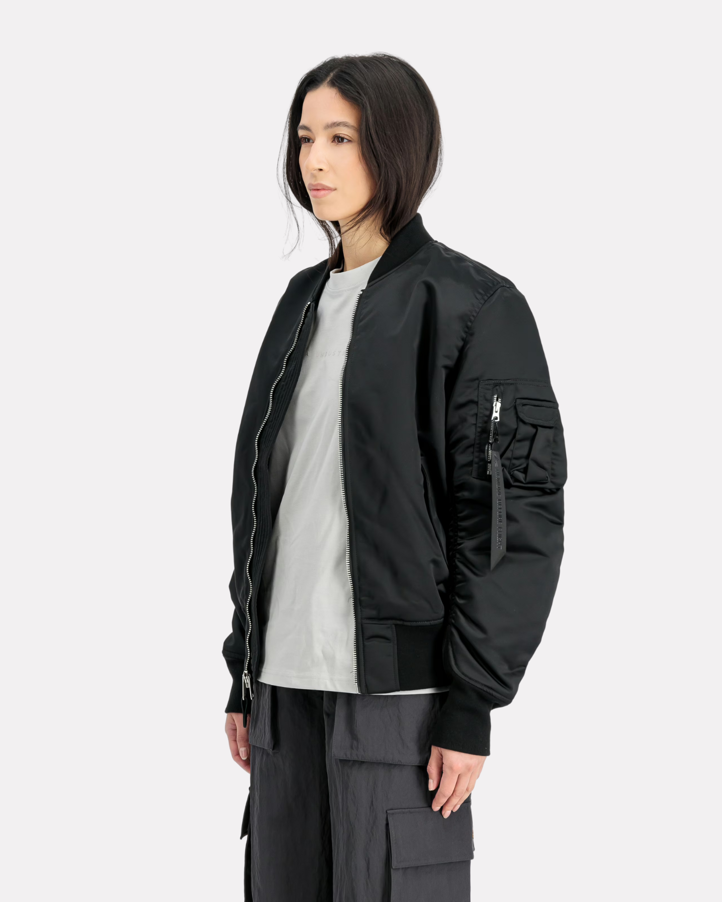 Alpha Industries Uv - Base flight jacket black