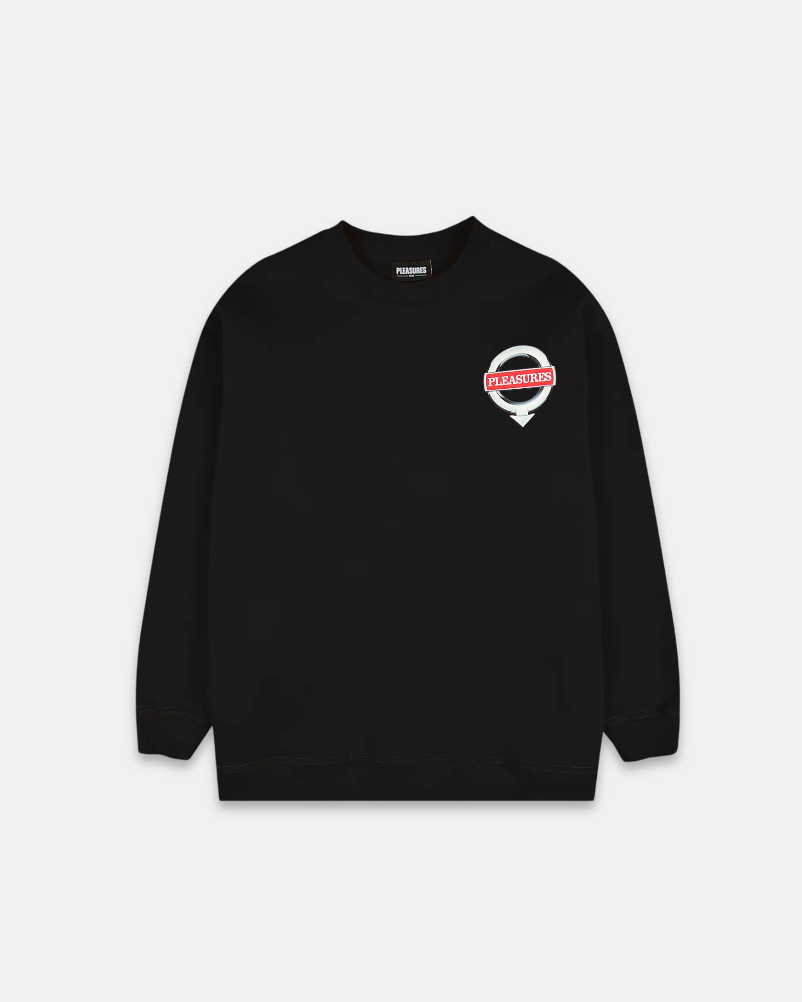Pleasures - Language crewneck nero