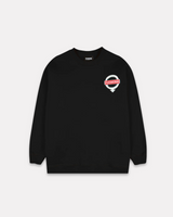 PLEASURES - LANGUAGE CREWNECK NERO