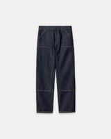 CARHARTT WIP - DOUBLE KNEE PANTS SMITH BLUE RINSED