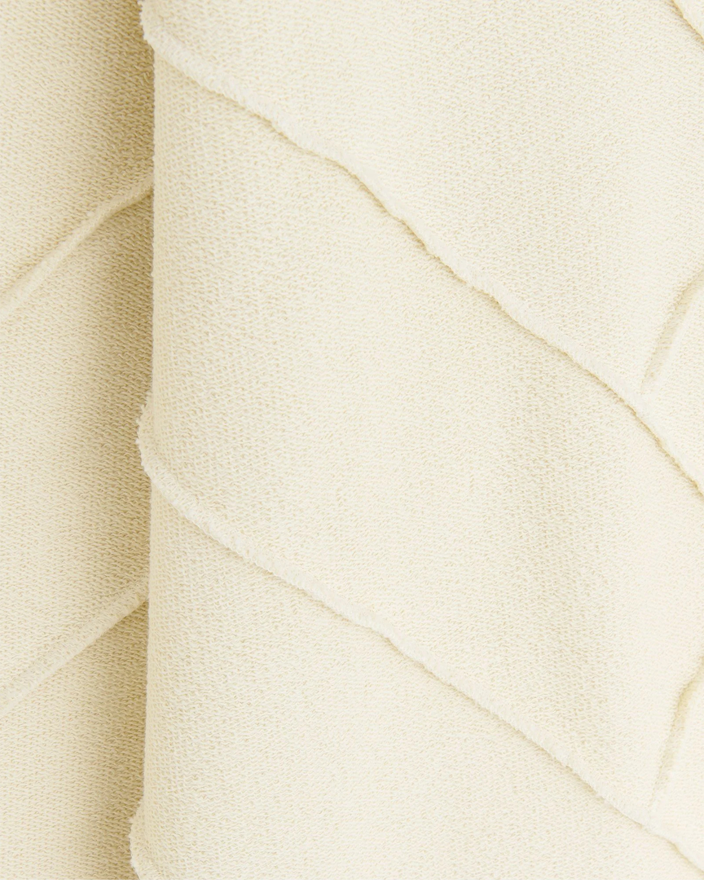 Iuter - Parquet reverse crewneck ivory