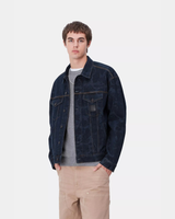 CARHARTT WIP - DUCK HELSTON DENIM JACKET BLUE CAMO