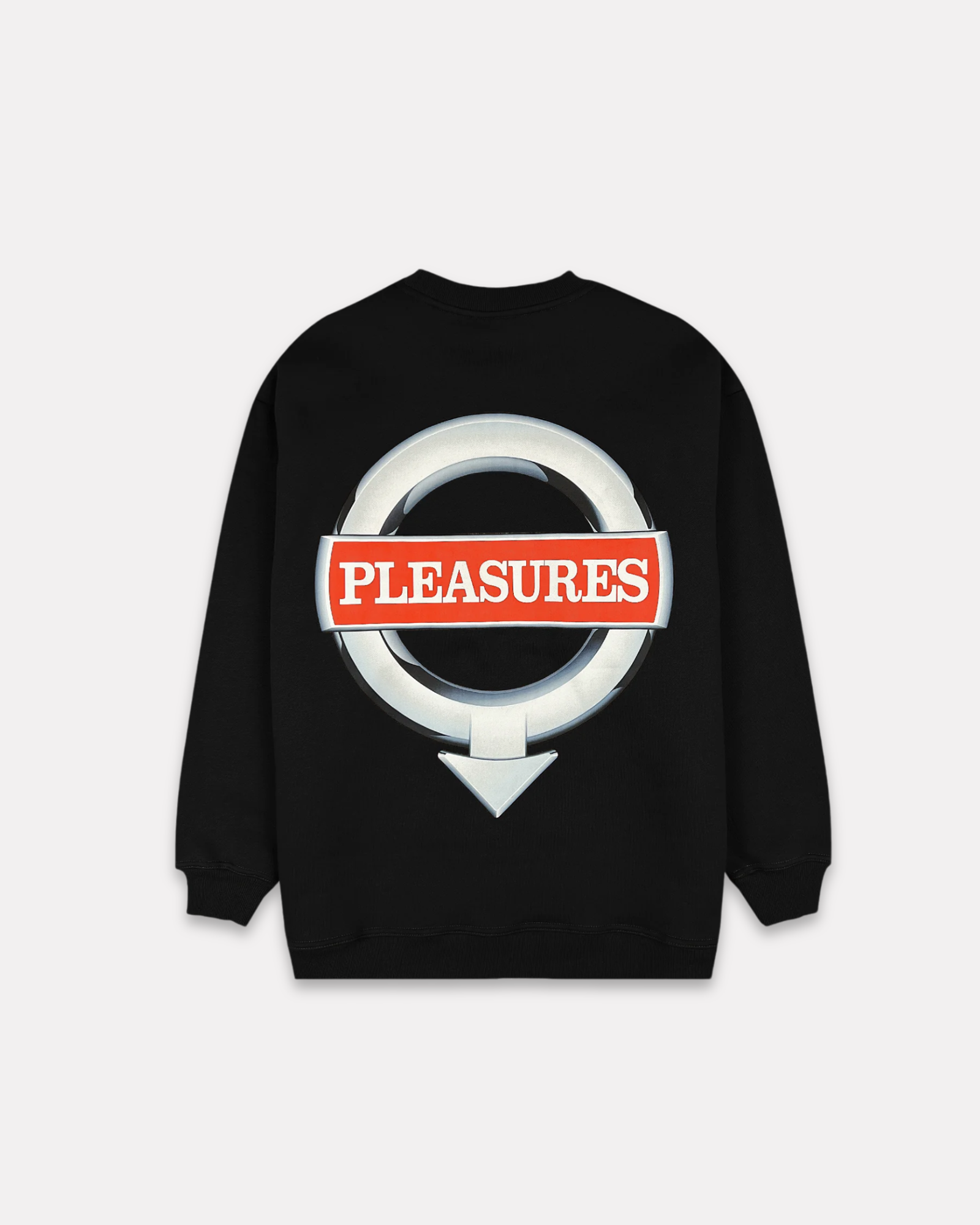 Pleasures - Language crewneck nero