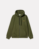 CARHARTT WIP - HOODED AMERICAN SCRIPT TARRAGON