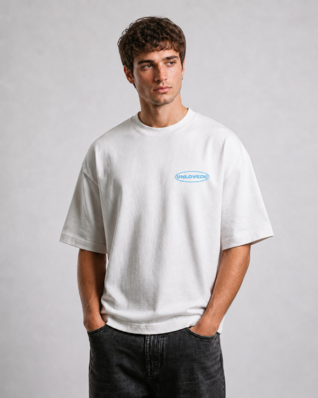 Unloved - Call me boxy tee bianco