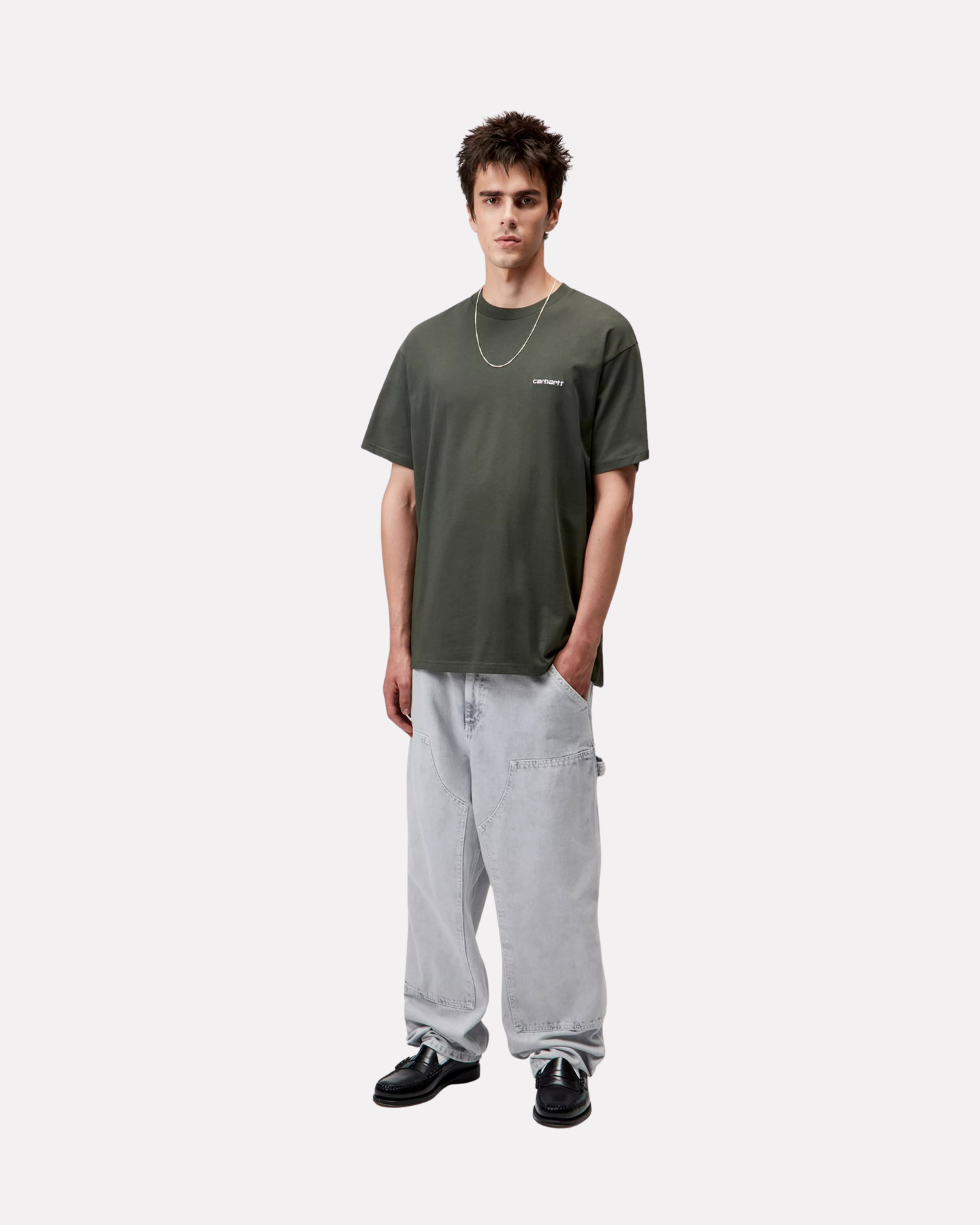 Carhartt Wip - Script embroidery tee opuntia