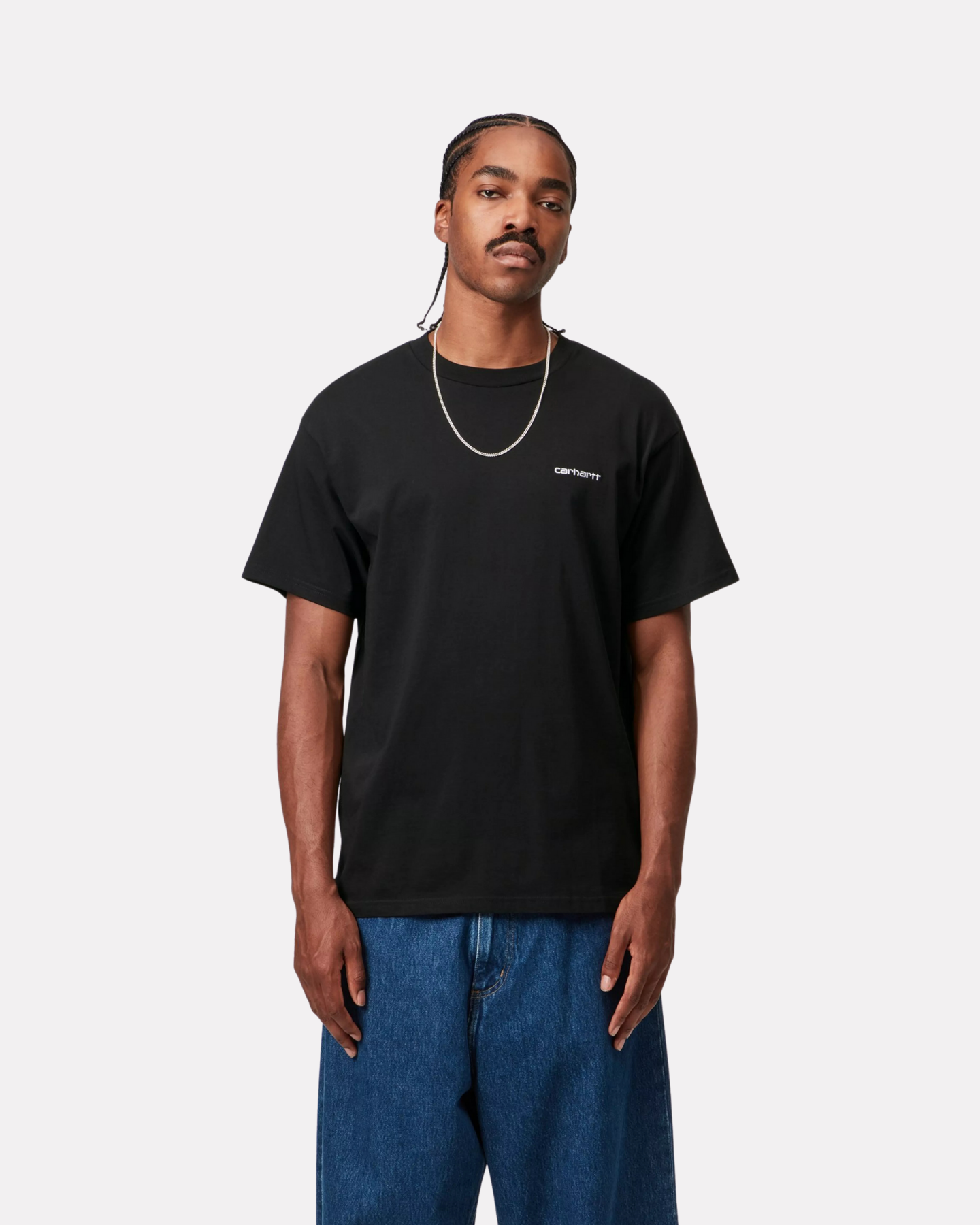 Carhartt Wip - Script embroidery tee black
