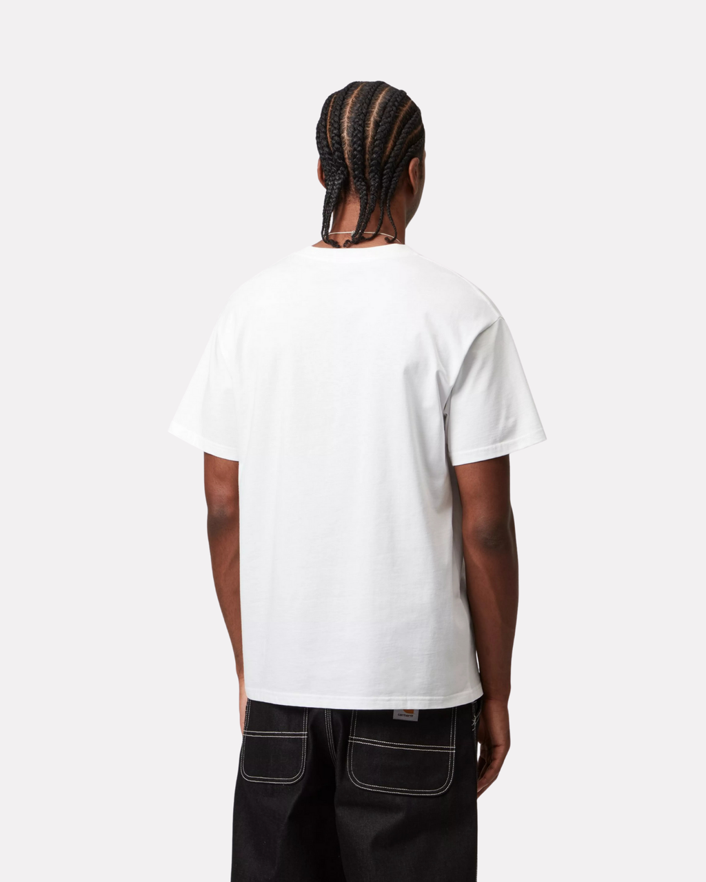 Carhartt Wip - Script embroidery tee white