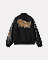 CARHARTT WIP - BROWN DUCKS BOMBER JACKET BLACK