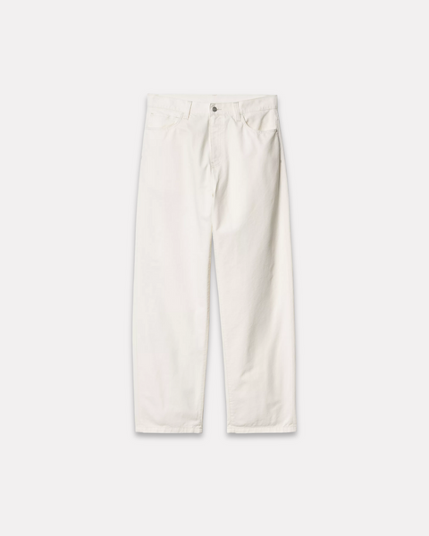 CARHARTT WIP - LANDON PANT NEWCOMB WHITE RINSED