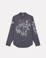 IUTER - PLANTS CHECK LS SHIRT MULTICOLOR