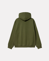 CARHARTT WIP - HOODED AMERICAN SCRIPT TARRAGON