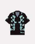 Pleasures - Fury botton down camicia nero