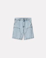 CARHARTT WIP - DOUBLE KNEE SHORT BLUE STONE BLEACHED