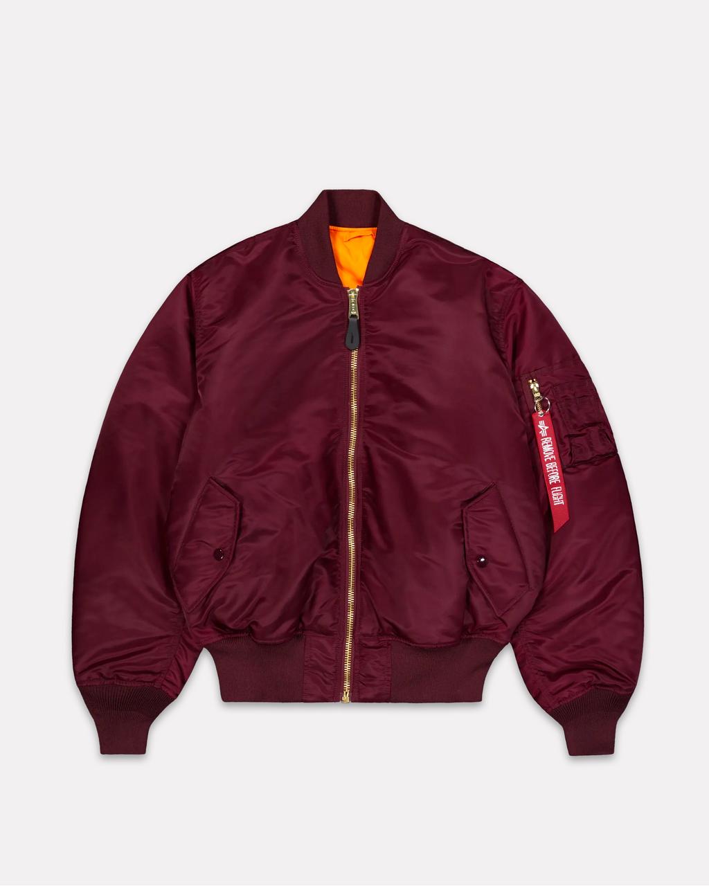 Alpha Industries Uv - Heritage bomber Jacket dark cherry
