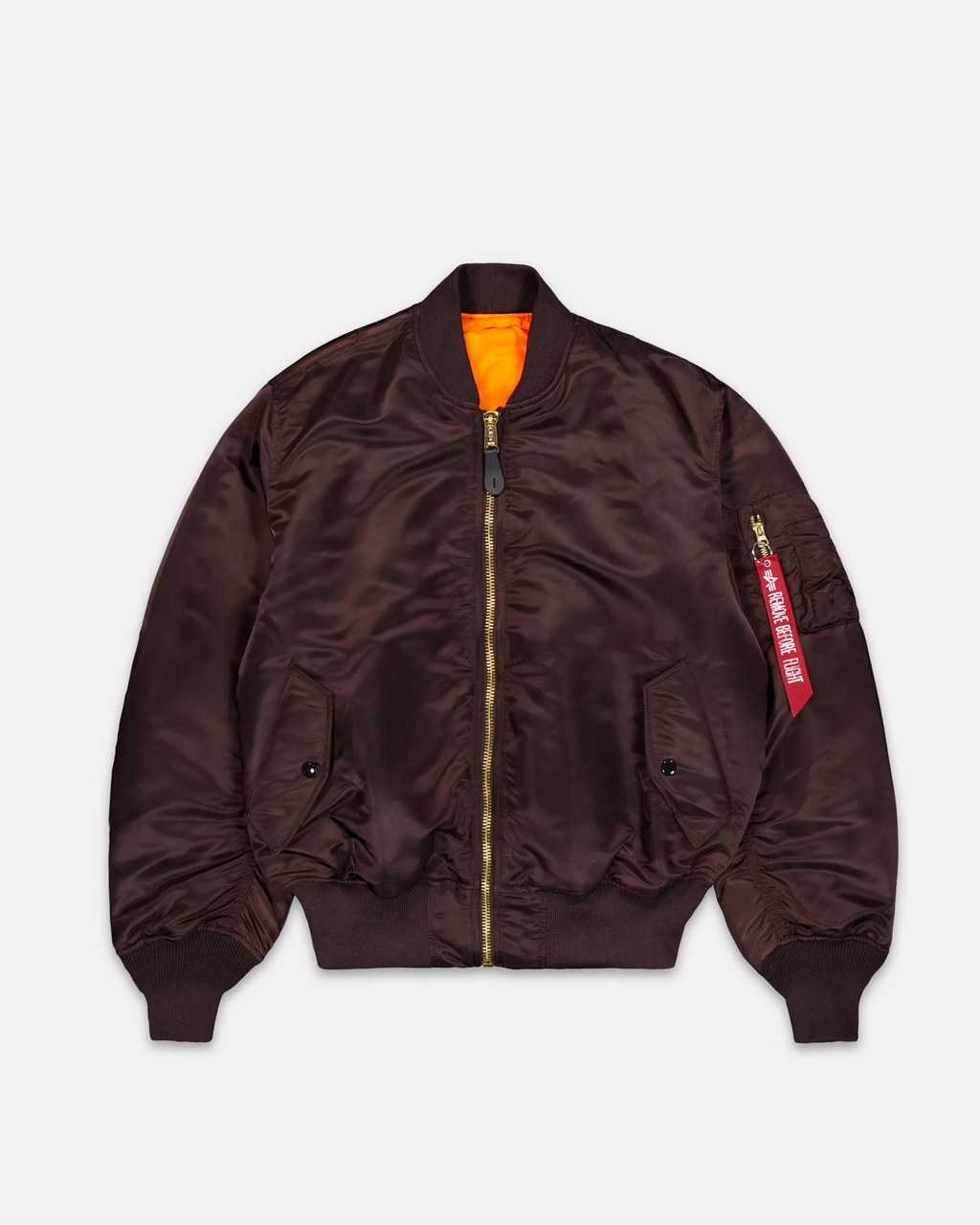 Alpha Industries Uv - Heritage bomber Jacket hunter brown