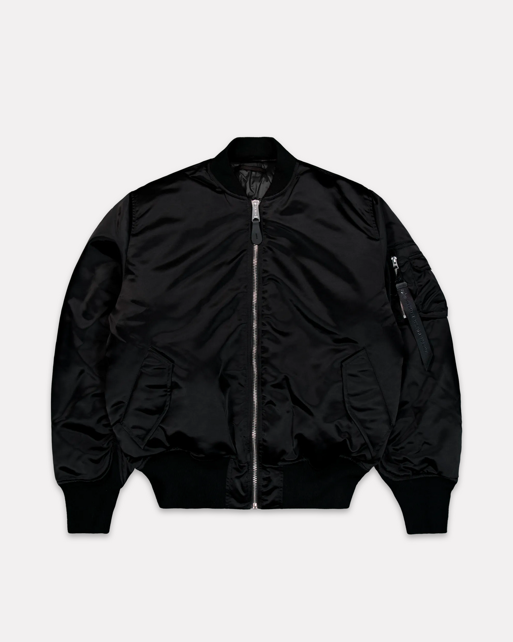 ALPHA INDUSTRIES UV - BASE FLIGHT JACKET BLACK