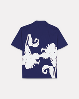 ARTE ANTWERP - CARNATION FLOWER SHIRT BLU NAVY