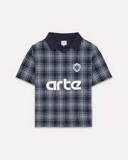 ARTE ANTWERP - SQUARE FABRIC TEE PLAID