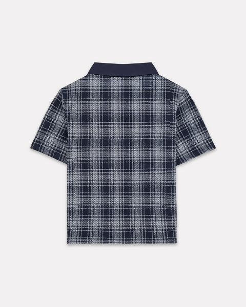 ARTE ANTWERP - SQUARE FABRIC TEE PLAID