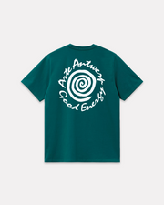 ARTE ANTWERP - BIG SPIRAL TEE GREEN