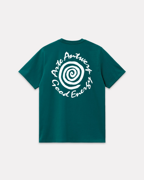 ARTE ANTWERP - BIG SPIRAL TEE GREEN