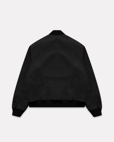 ARTE ANTWERP - LOGO BIRD BOMBER JACKET BLACK
