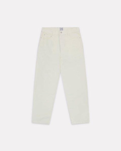 ARTE ANTWERP - BACK POCKET EMBROIDERY PANTS CREAM