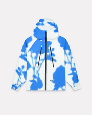 ARTE ANTWERP - BLUE FLOWER TECH JACKET WHITE/BLUE