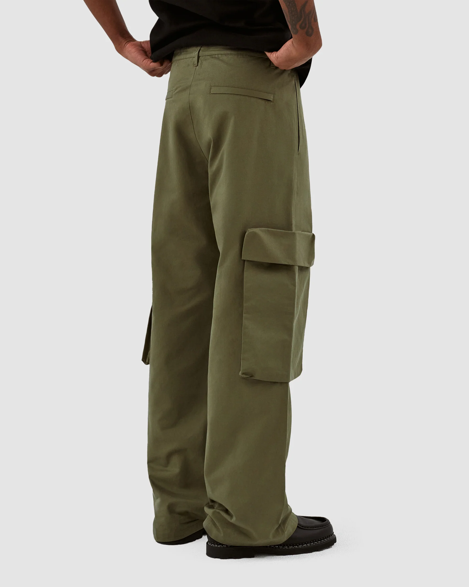Arte Antwerp - Park pocket pants dark green