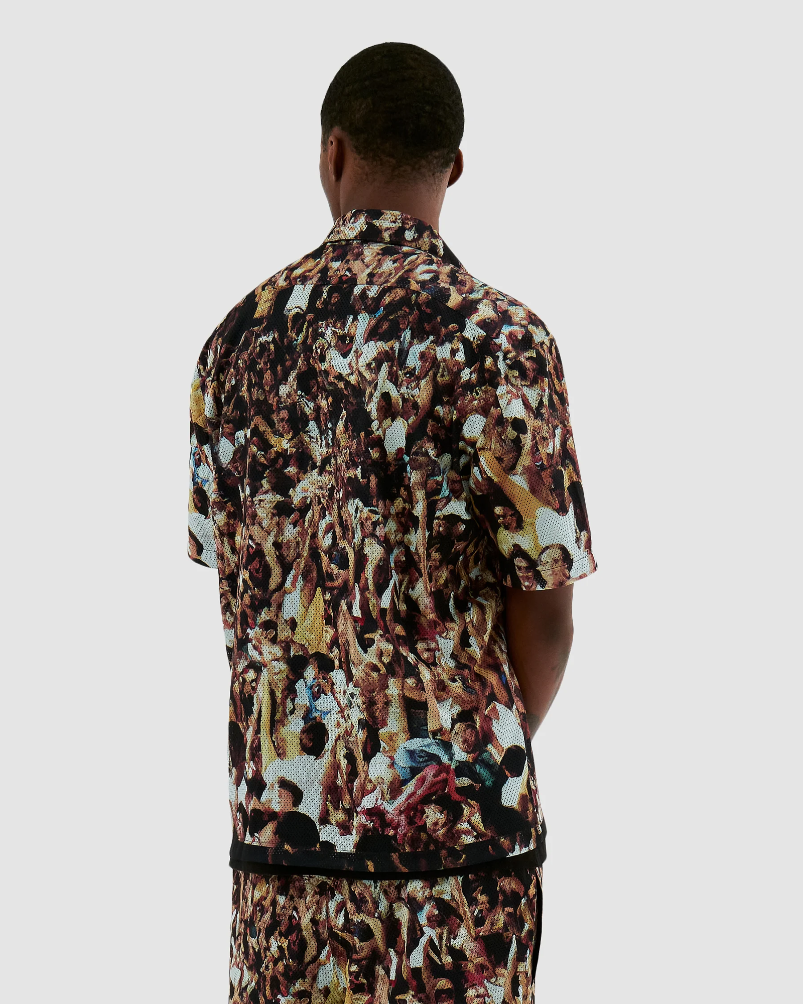 Arte Antwerp - Scottie mesh shirt allover print