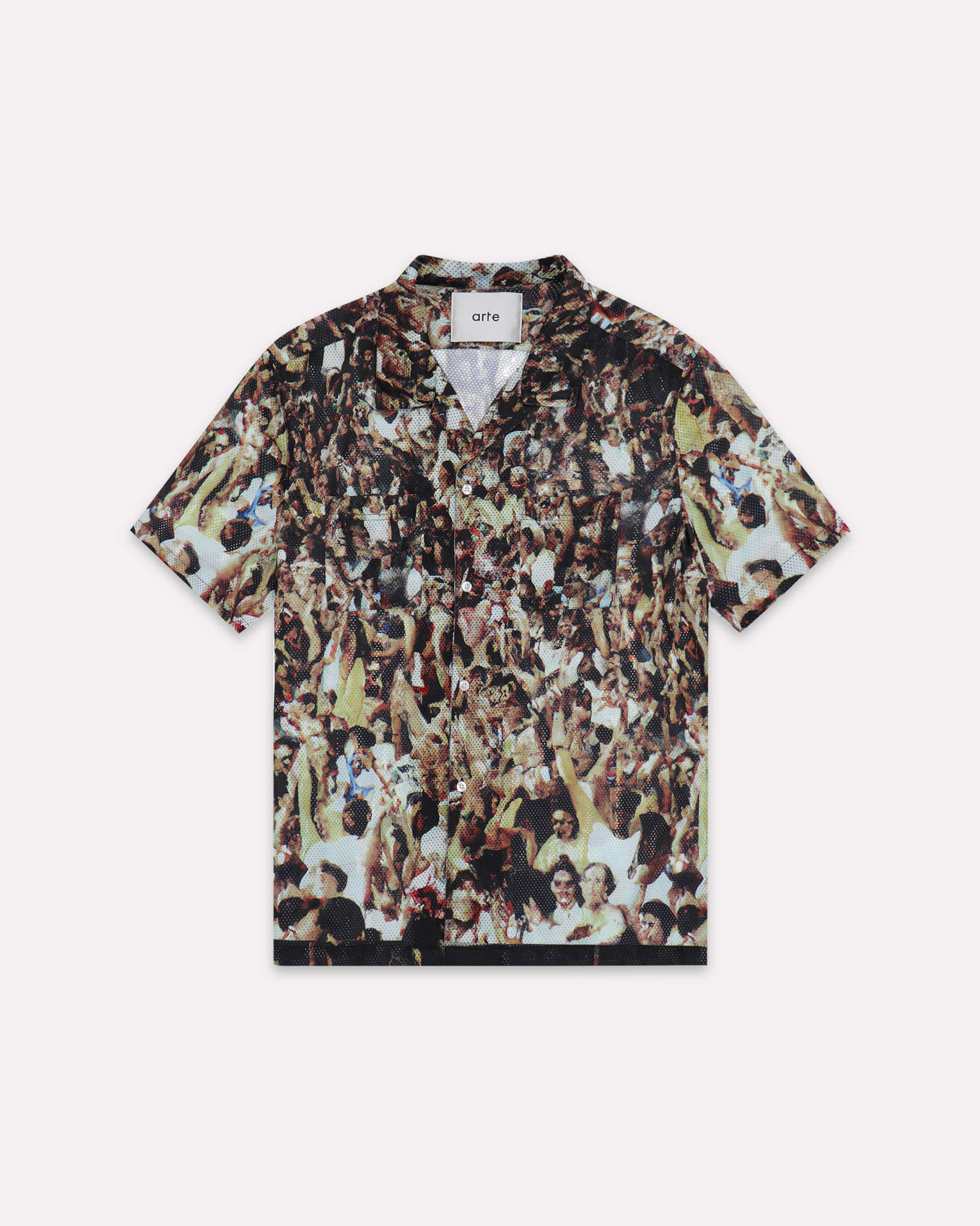 Arte Antwerp - Scottie mesh shirt allover print
