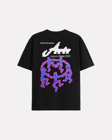 ARTE ANTWERP - PIXEL DANCER FRONT BACK TEE BLACK
