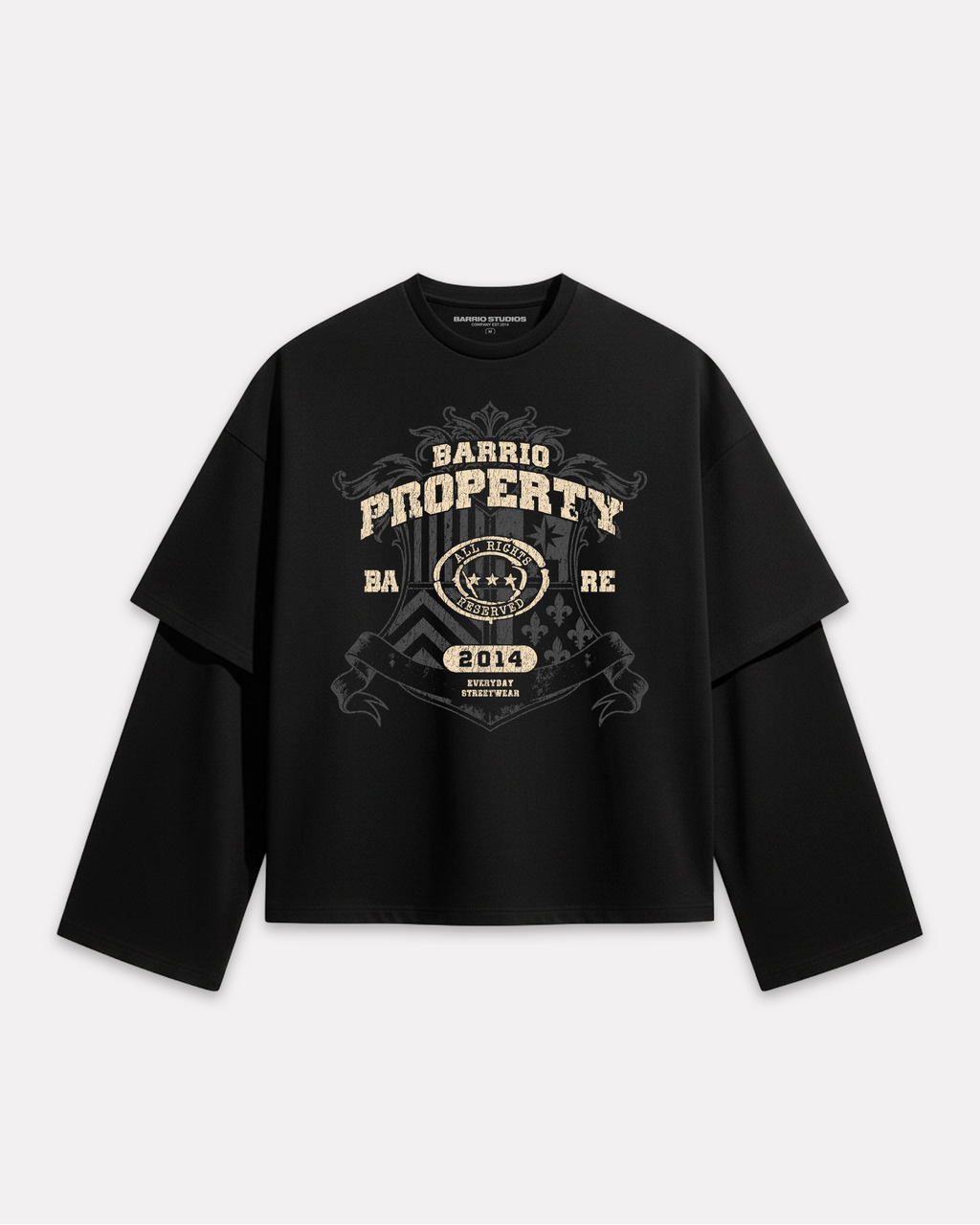 Barrio Studios - Property longsleeve tee nero