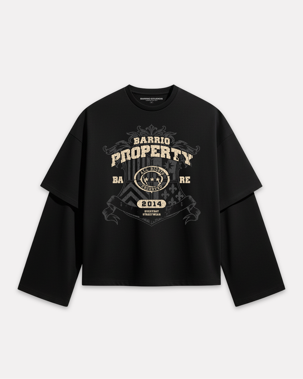 Barrio Studios - Property longsleeve tee nero