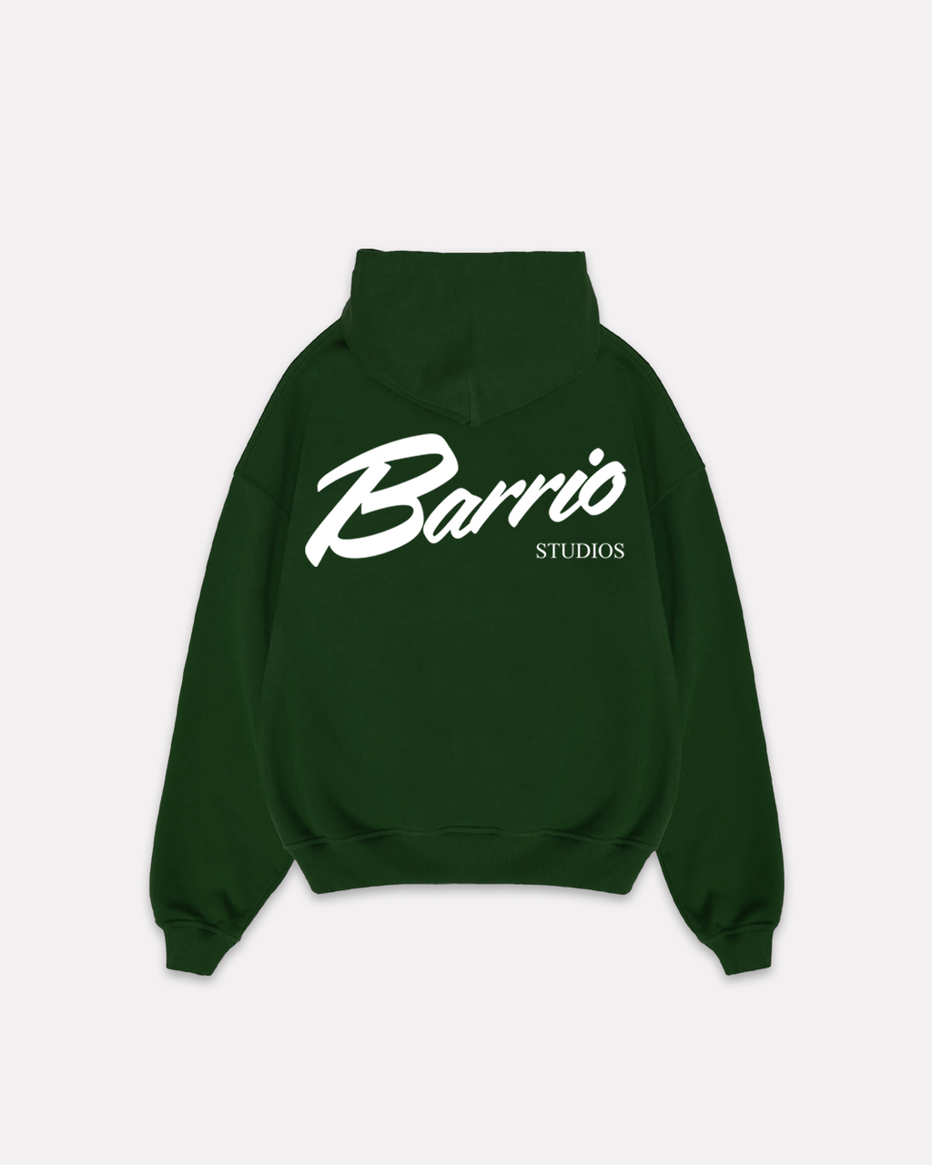 BARRIO STUDIOS - CLASSIC LOGO HOODIE VERDE FORESTA