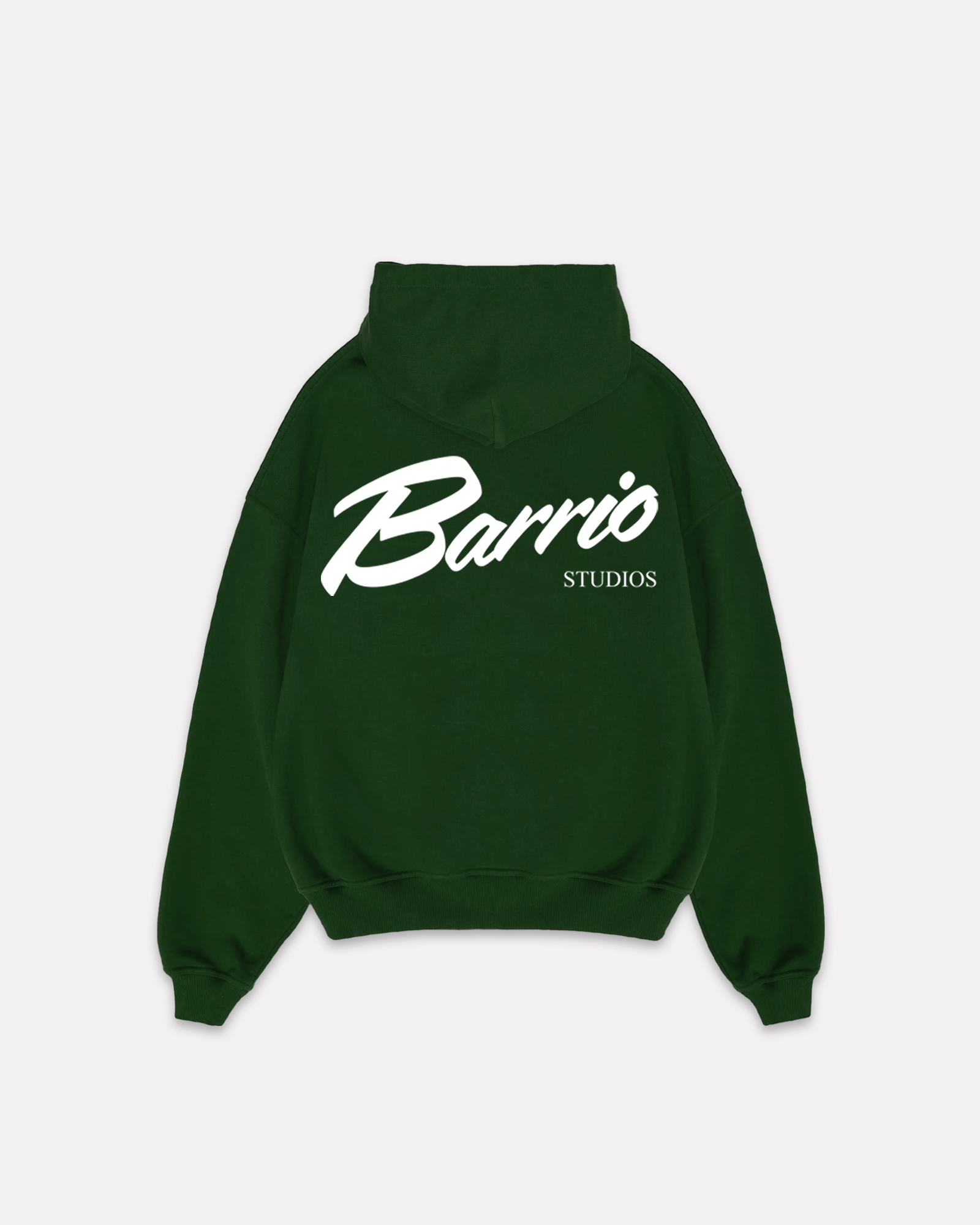 BARRIO STUDIOS - CLASSIC LOGO HOODIE VERDE FORESTA