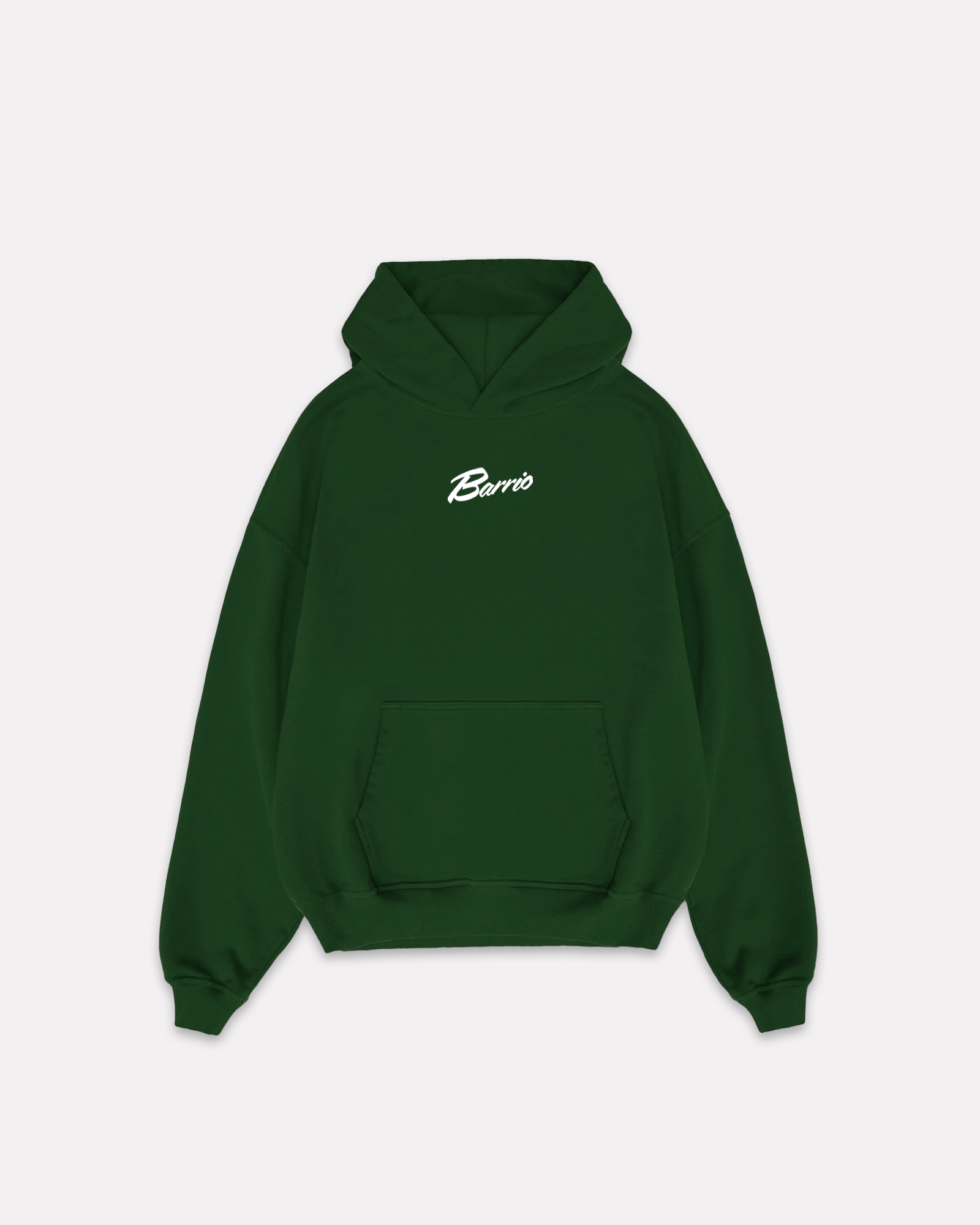 BARRIO STUDIOS - CLASSIC LOGO HOODIE VERDE FORESTA