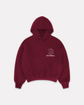 Barrio Studios - Monogram boxy hoodie bordeaux