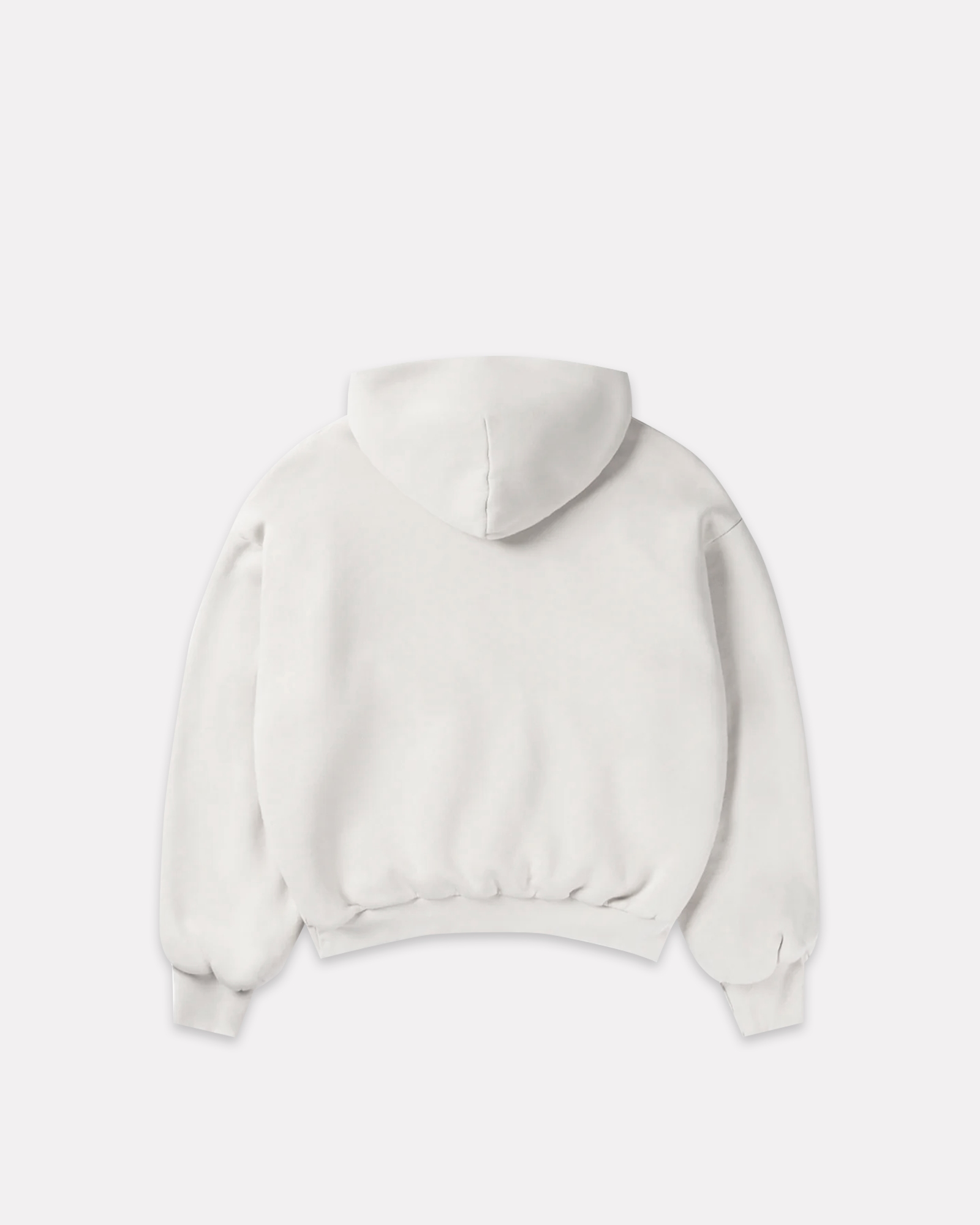 Barrio Studios - Rainbow boxy hoodie bianco