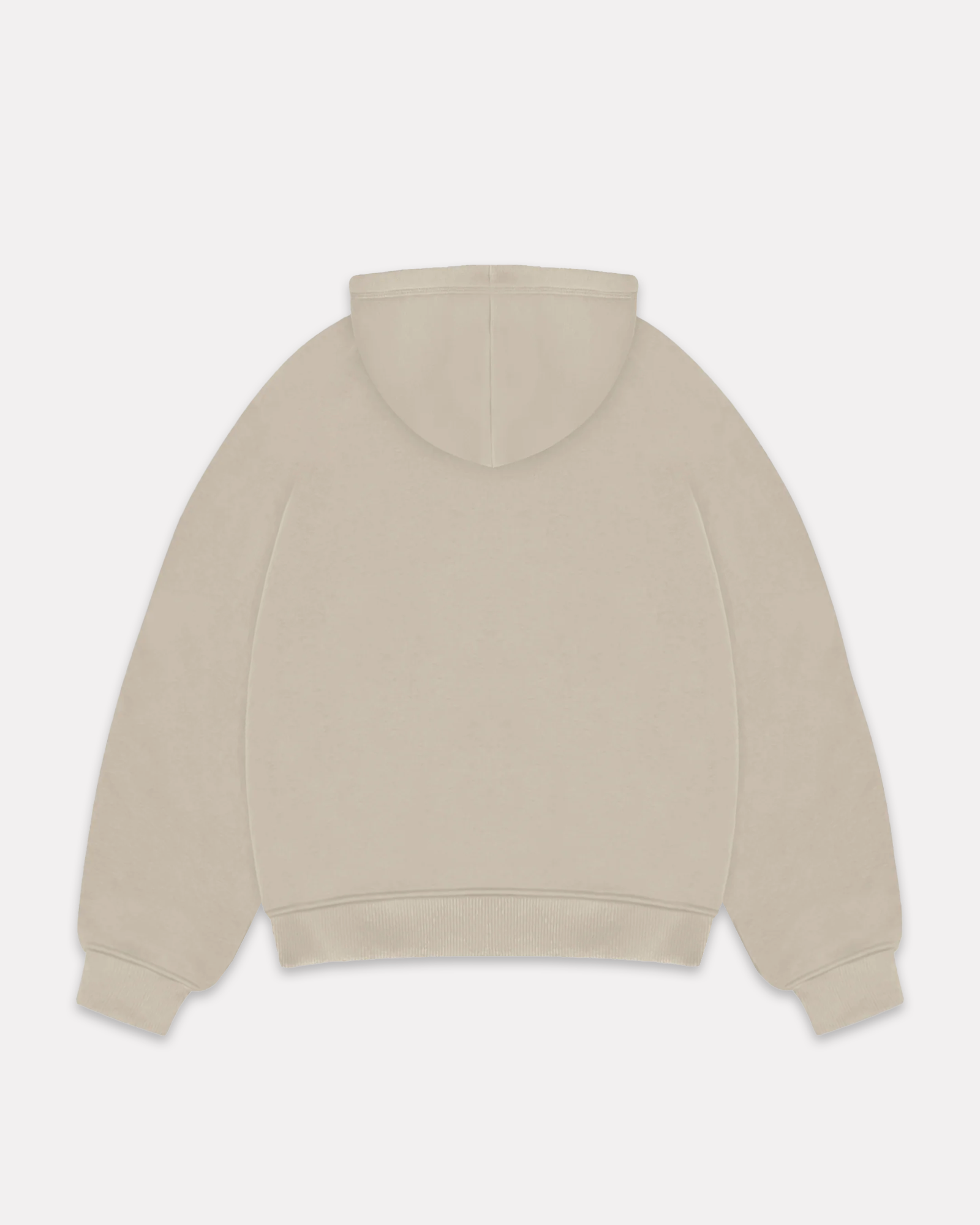 BARRIO STUDIOS - ZIP UP BOXY HOODIE SABBIA