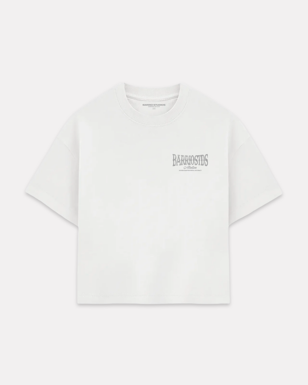 Barrio Studios - Atelier boxy tee bianco