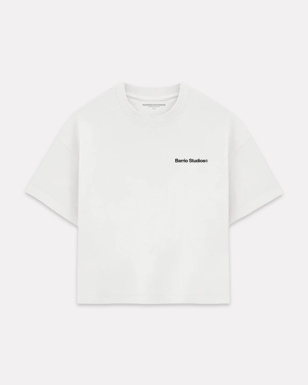 Barrio Studios - Ice pop boxy tee bianco