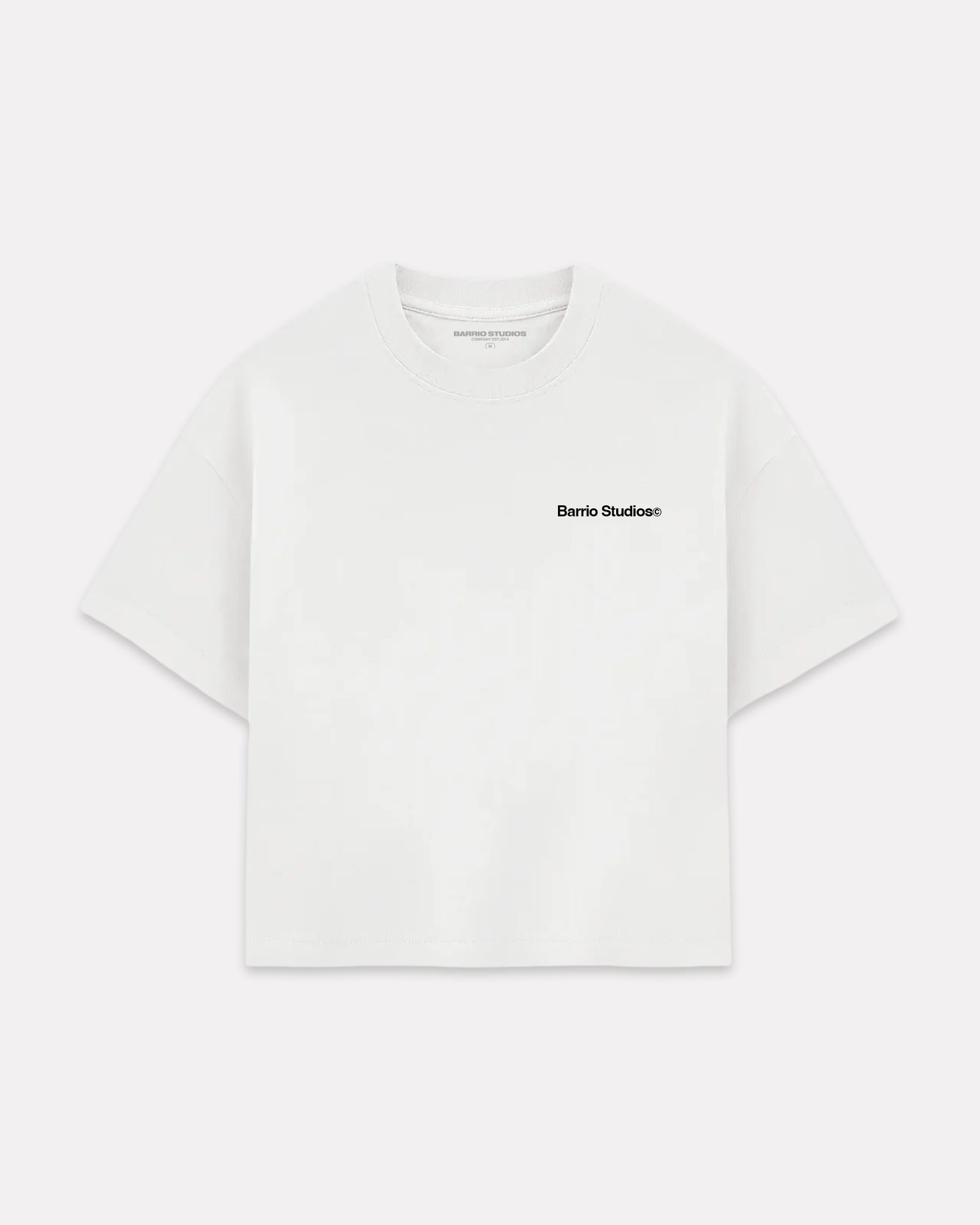 Barrio Studios - Ice pop boxy tee bianco