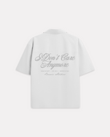 BARRIO STUDIOS - I DONT CARE SHIRT BIANCO