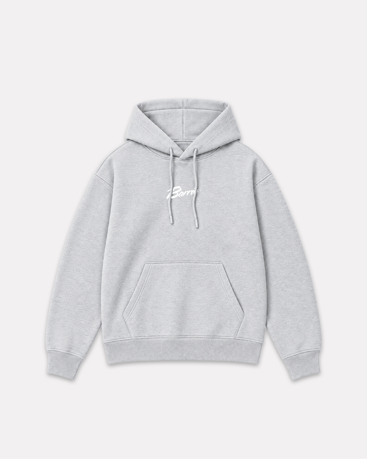 Barrio merch - classic logo hoodie grigio chiaro